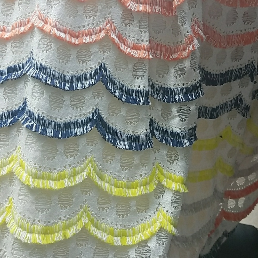 Trina Turk Heights Scalloped Fringe Dress - Picture 4 of 5